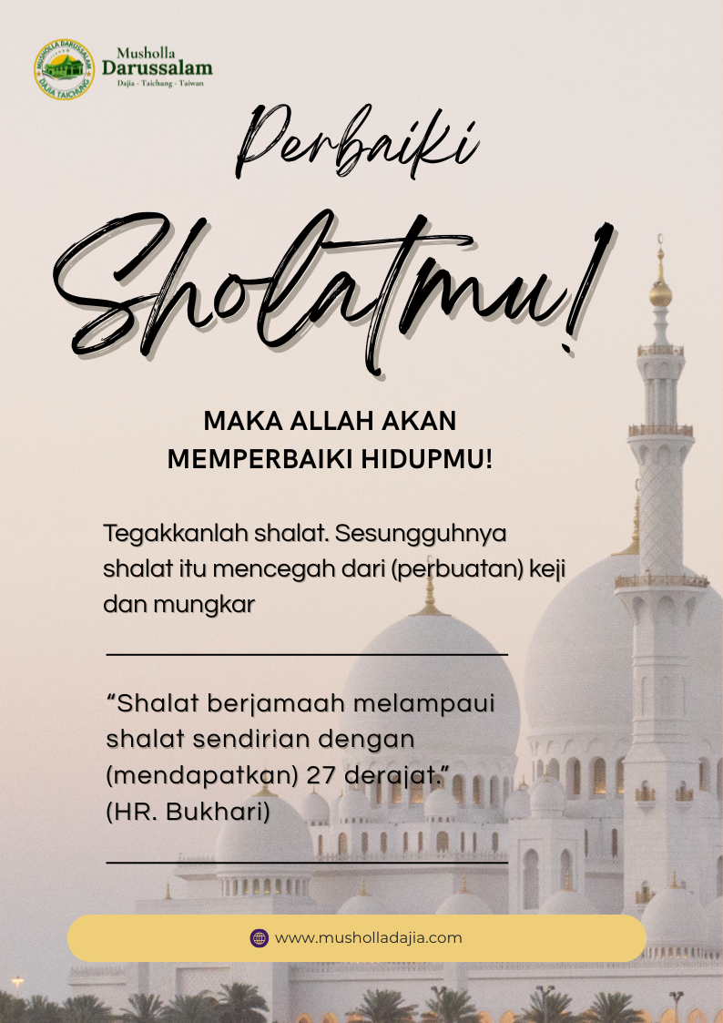 Mari Shalat Berjamaah di Musholla