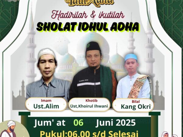 Shalat Idul Adha 2025