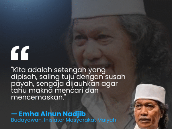 Kita Adalah Setengah Yang Dipisah
