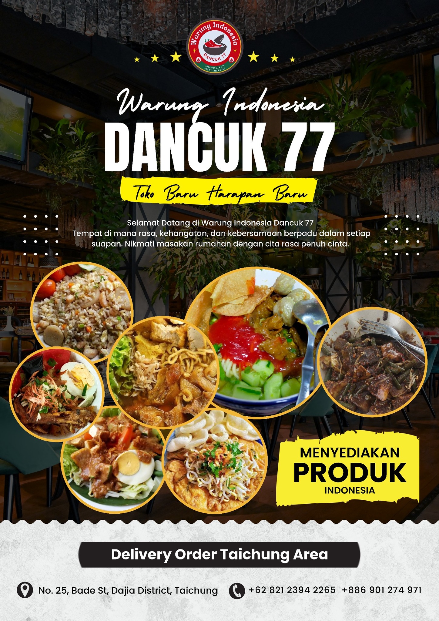 Yasinan Acara Peresmian Perpindahan Toko Indonesia Dancuk 77 Dajia (Mak Ani dan Om Alex)