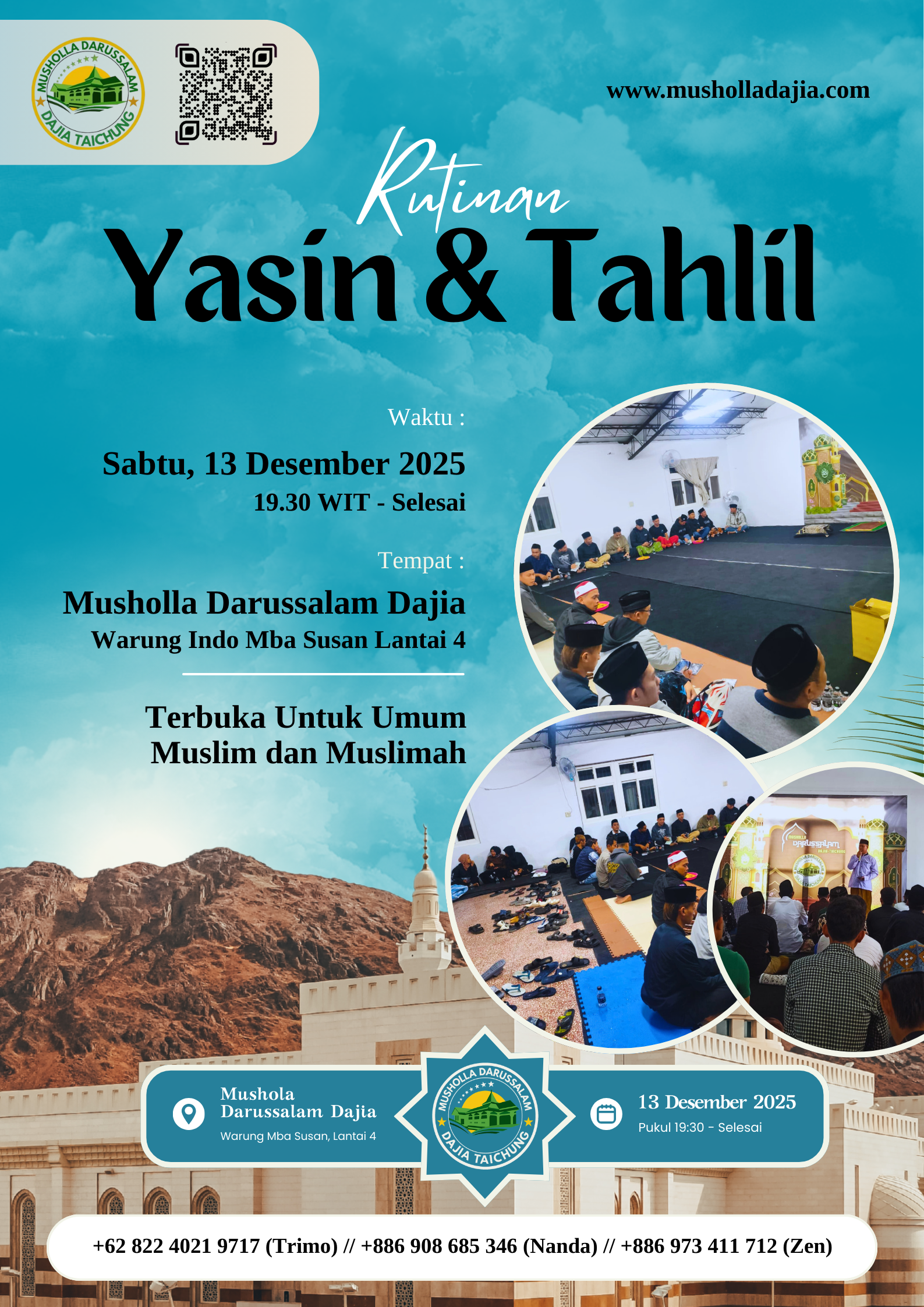 Yasin & Tahlil Rutin Bulan Desember 2025 Yasin & Tahlil Rutin Bulan Desember 2025