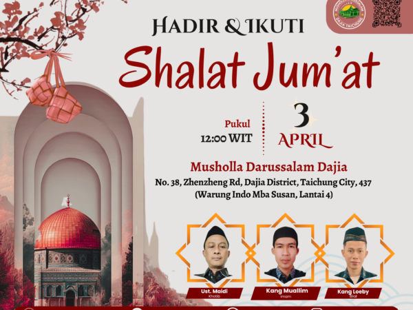 Shalat Jum'at, Tgl 3 April 2026
