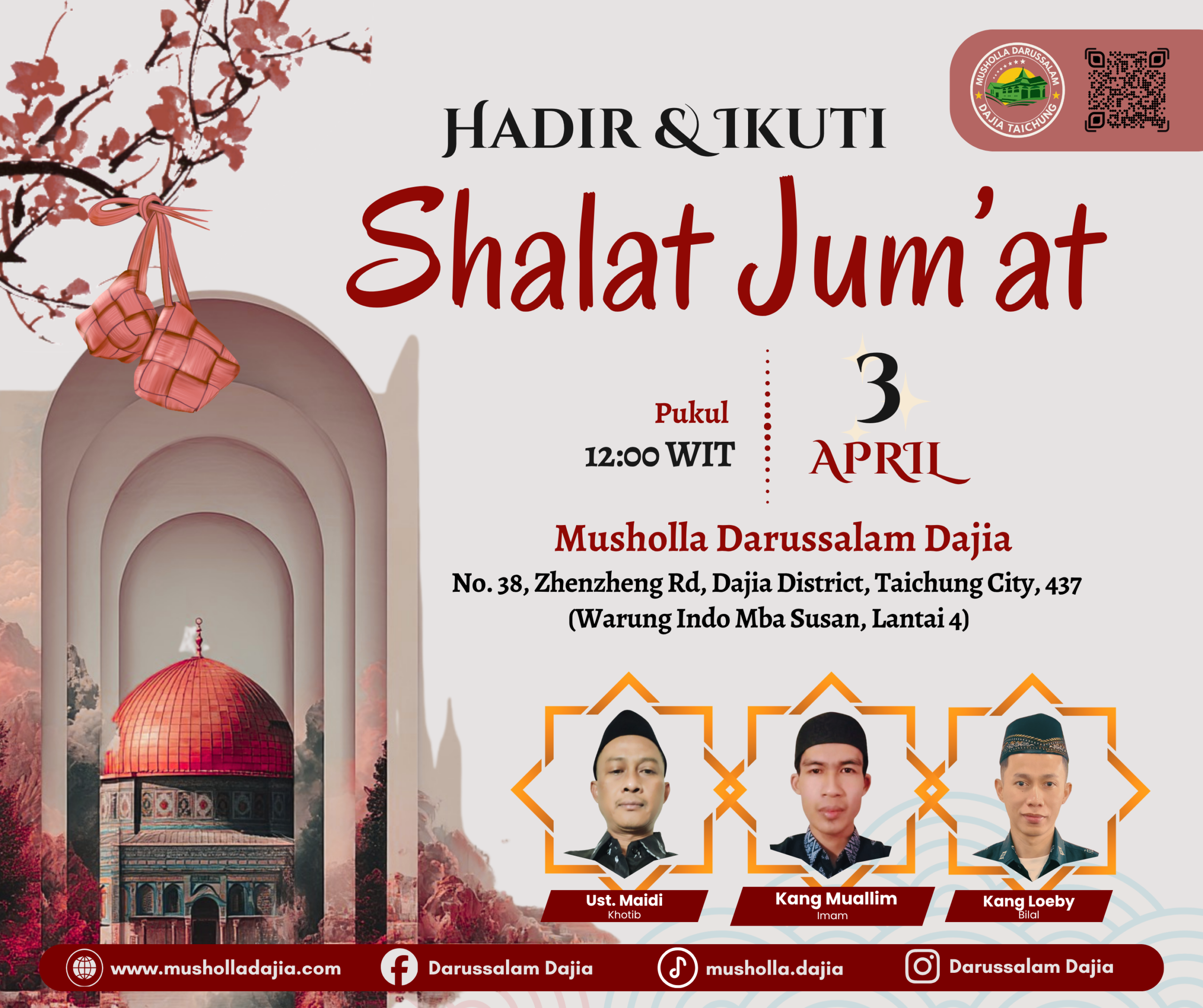 Shalat Jum'at, Tgl 3 April 2026