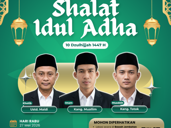 Shalat Idul Adha 1447 H / 2026 M