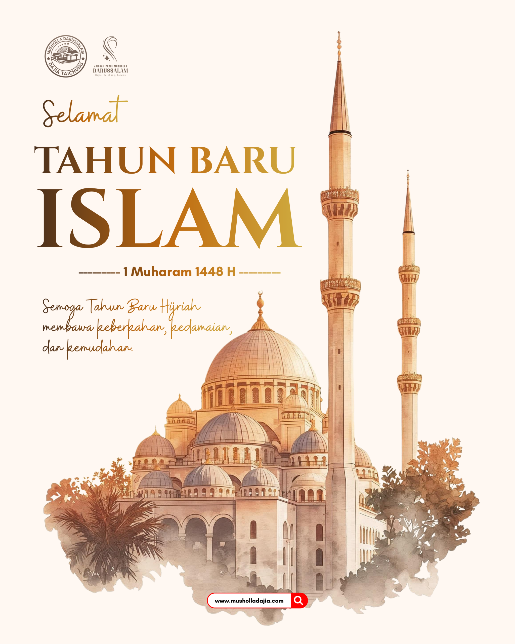 Selamat Tahun Baru Hijriah 1448 H.