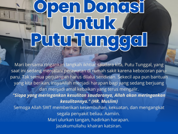 Open Donasi Untuk Putu Tunggal