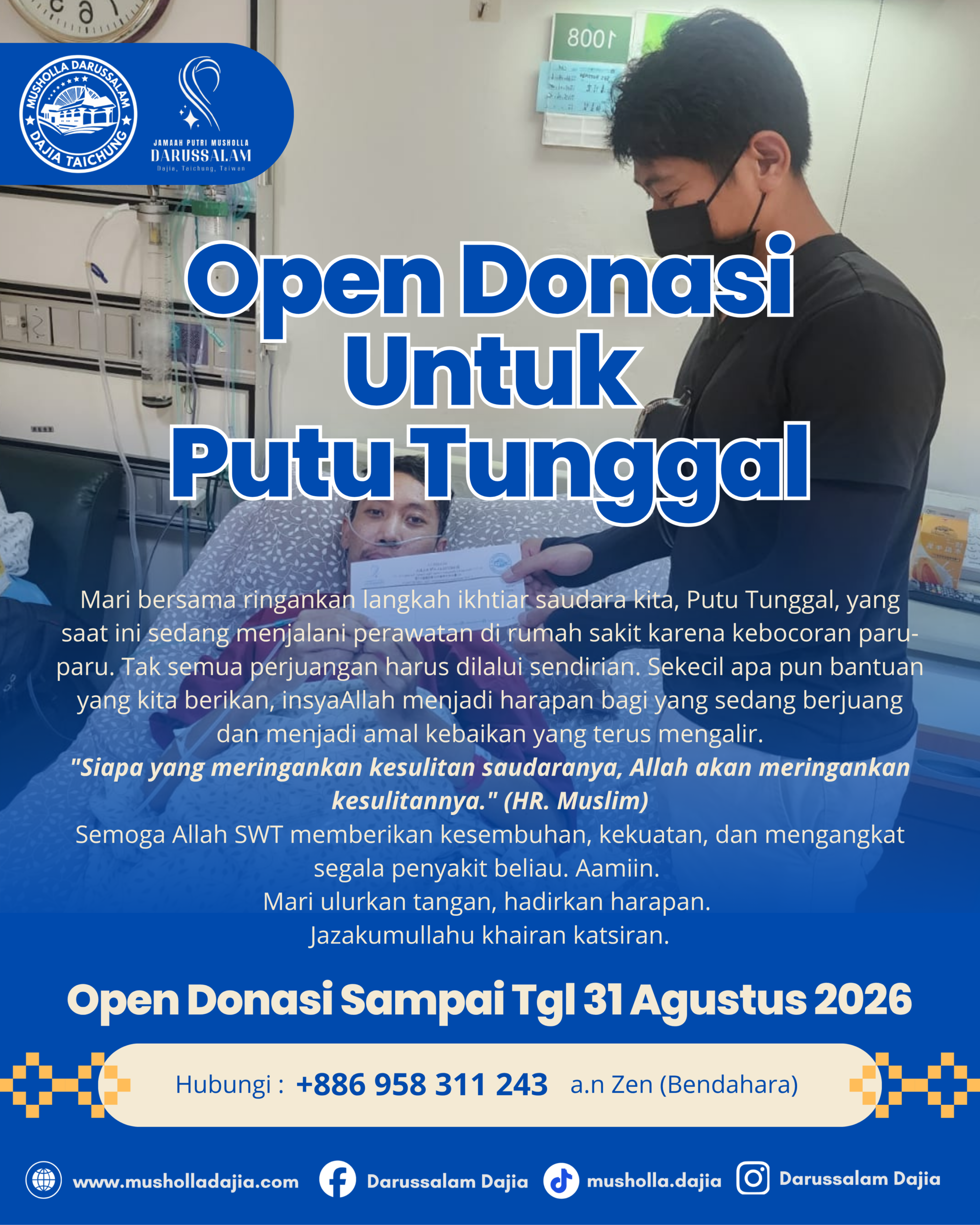 Open Donasi Untuk Putu Tunggal Open Donasi Untuk Putu Tunggal