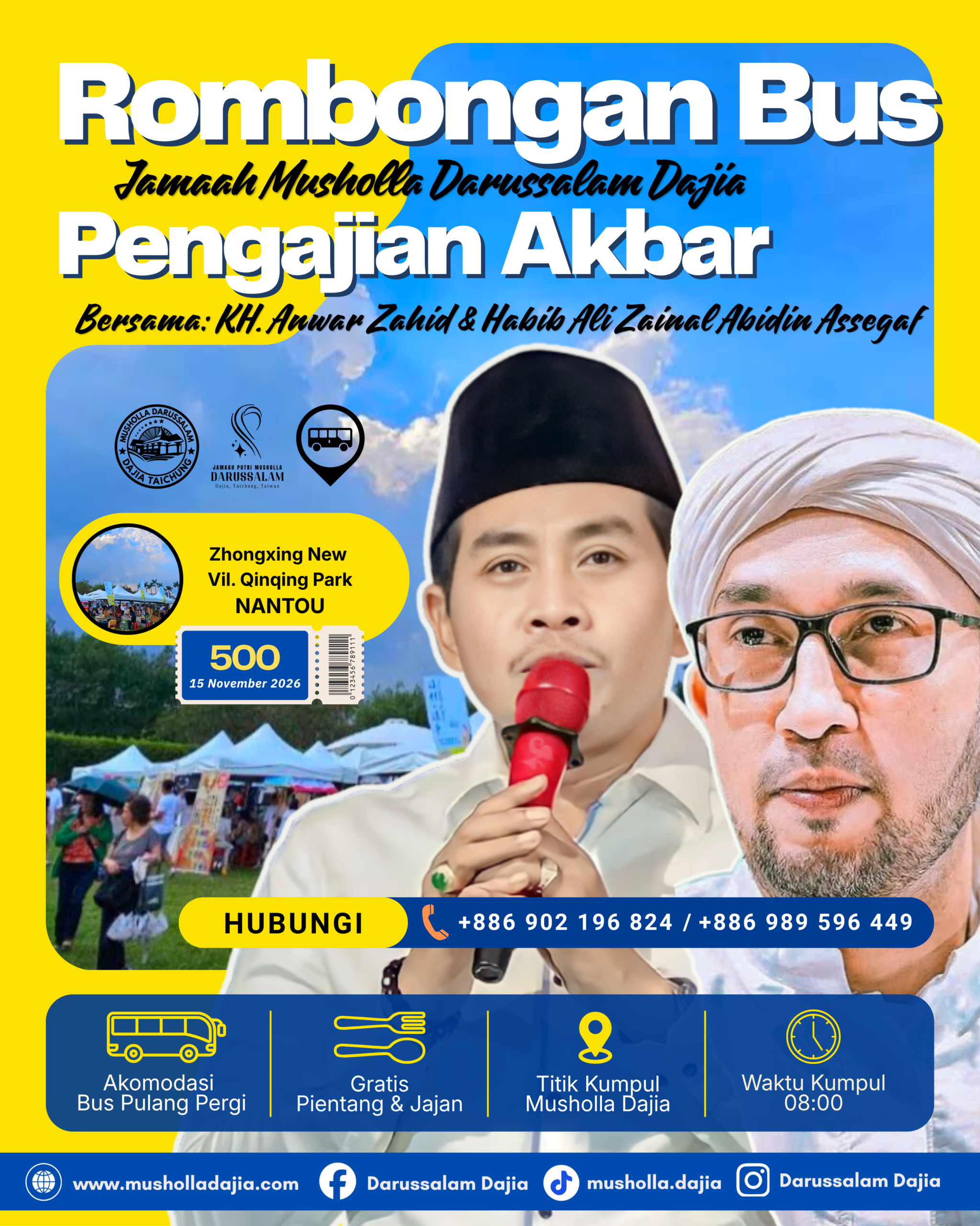 Rombongan Bus Pengajian Nantau