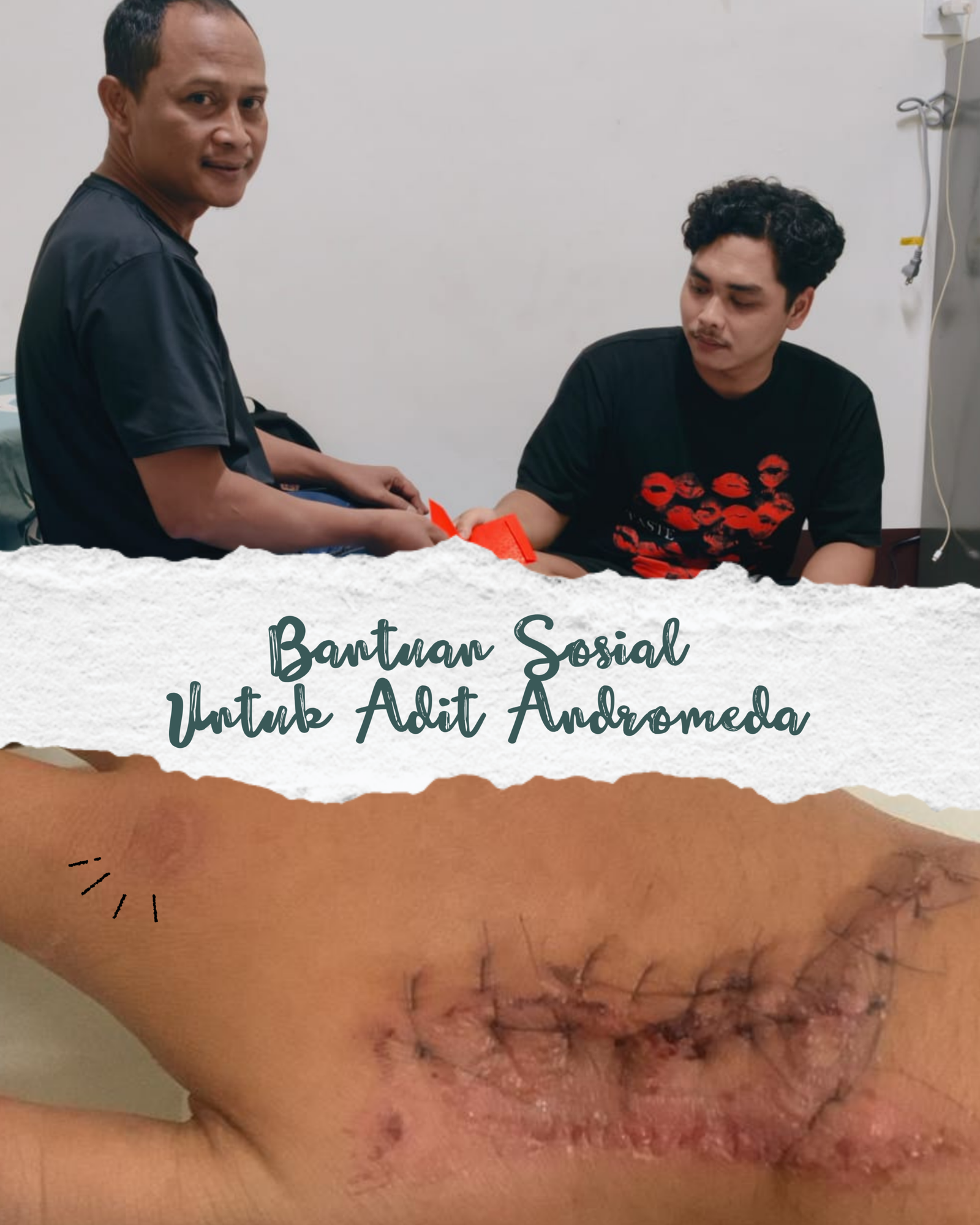 Bantuan Sosial Untuk Adit Andromeda