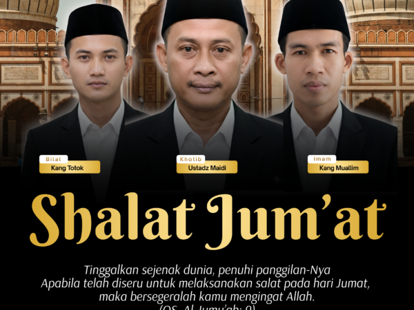 Shalat Jum'at, Tgl 9 Oktober 2026