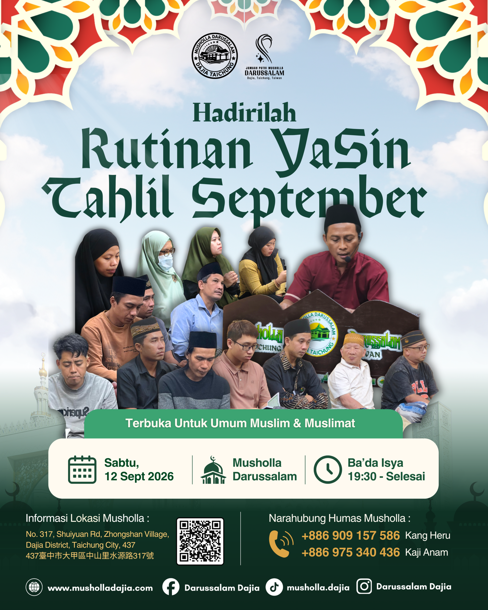 Rutinan Yasin & Tahlil Bulan September 2026